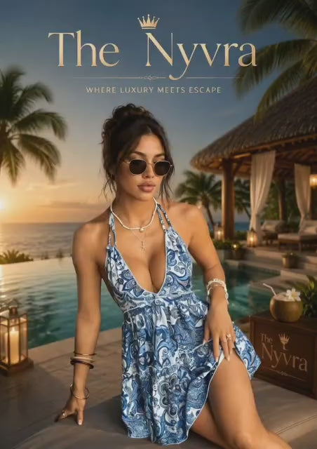 Coastal Chic Luxe Mini Dress